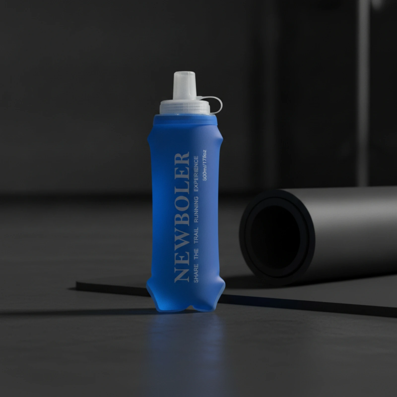Soft Bottle Wide-Mouth Collapsible Bottle Collapsible Water Bottle Foldable Running Water Bottle Flexible for Runners, Marathons