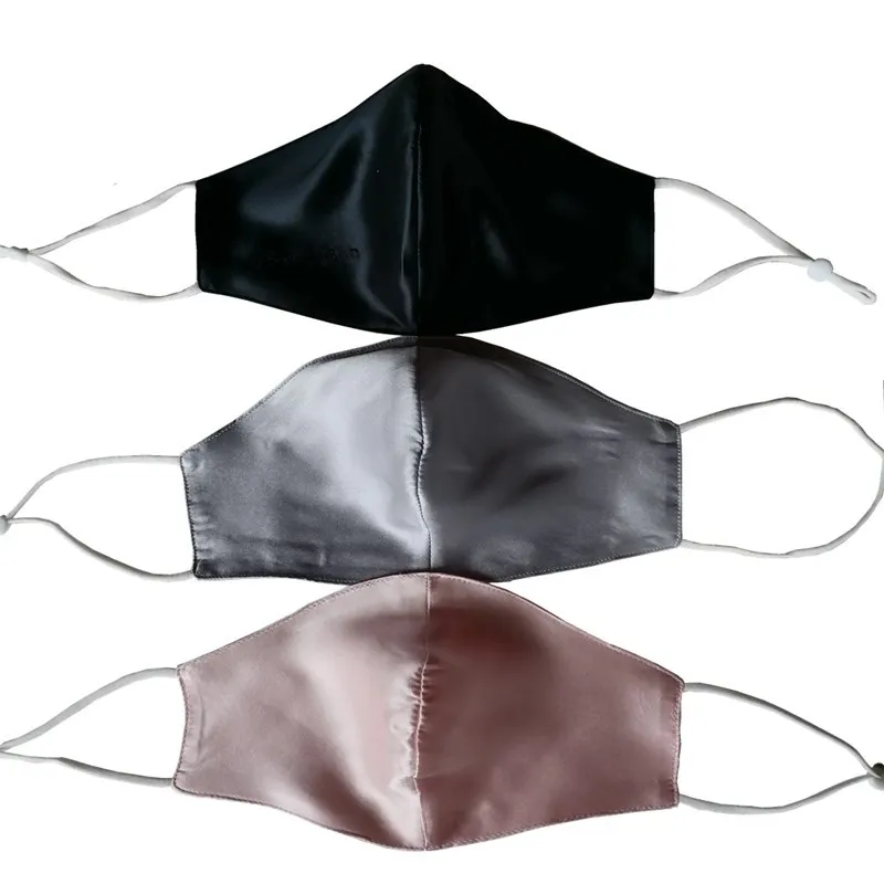 Universal Style Lightweight Breathable Mulberry Silk Face Protection Sunscreen Mask Summer Appropriate Multiple Colors Available