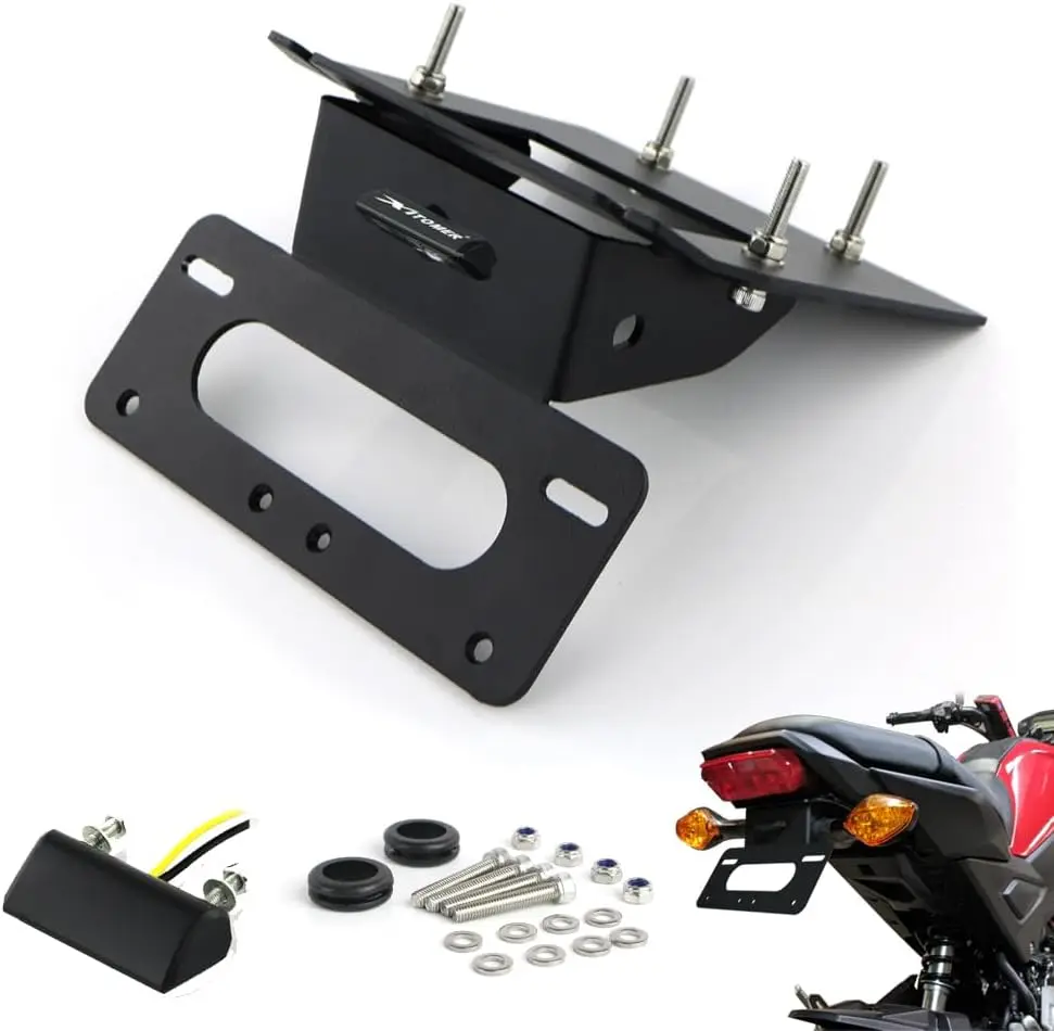 

Комплект для снятия крыла (Fender Eliminator) для GROM MSX125 2017-2020 с подсветкой номерного знака, совместимый с OEM