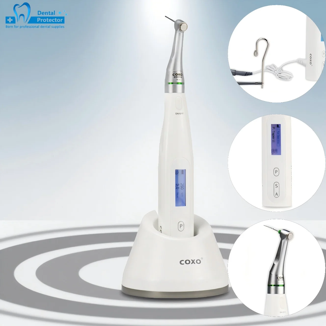 

COXO C-Smart Mini AP Dental Endo Motor - Battery Powered Wireless Endodontic System with Built-in Apex Finder for Precise RCT
