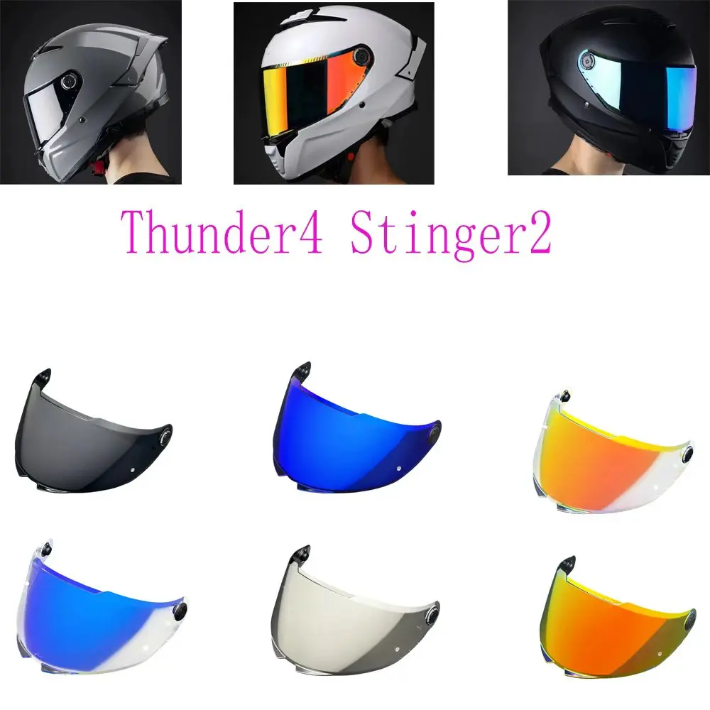 

V28B Visera Casco Moto Helmet Replacement Lens for MT Thunder4 Stinger2 Thunder3 Pro Thunder4 SV Visor Anti-Scratch Accessories