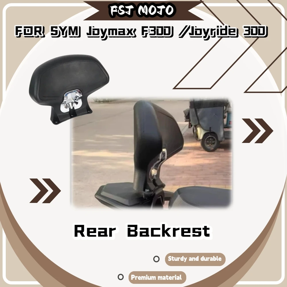 For SYM Joyride 300 F300 Ergonomic Rear Waist Backrest Improve Comfort For Daily Family Short Distance Commuting