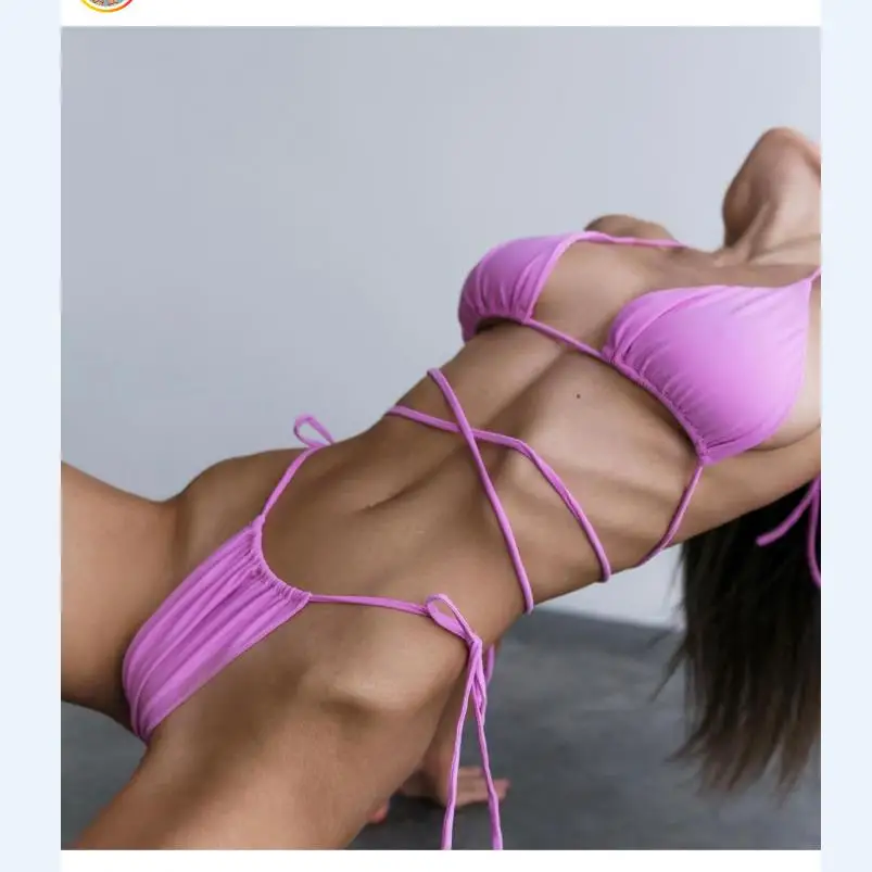 DEKA บราซิล Mini Micro ชุดบิกินี่ Mujer ผู้หญิงชุดว่ายน้ํา Cross String ชุดว่ายน้ําฤดูร้อน Beachwear ชุดว่ายน้ํา