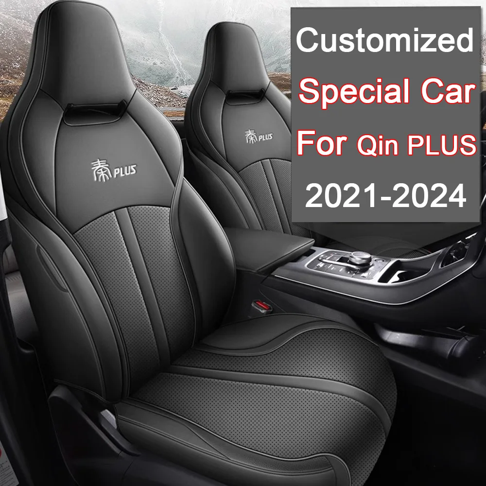 

Custom Car Seat Covers For BYD Qin PLUS DM-i 2021 2022 2023 2024 byd Qin PLUS Full Covered Cushion Car Seat Protective Pad Cover