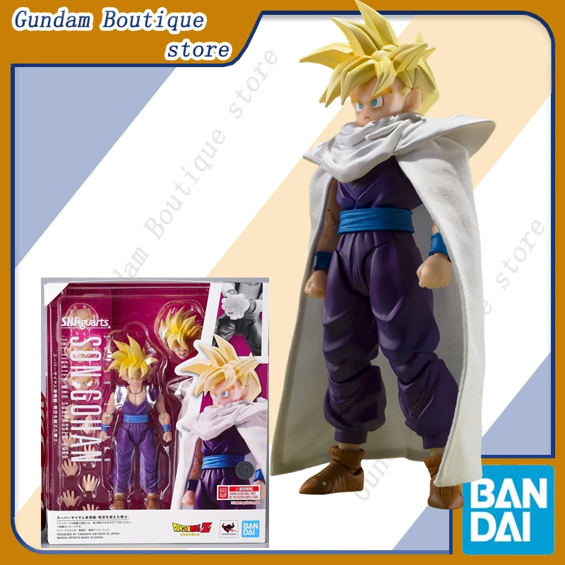 Bandai Genuine SHF SUPER SAIYAN SON GOHAN -THE FIGHTER WHO SURPASSED GOKU- Anime Action Figure Collectible Model Toy Gift Kids