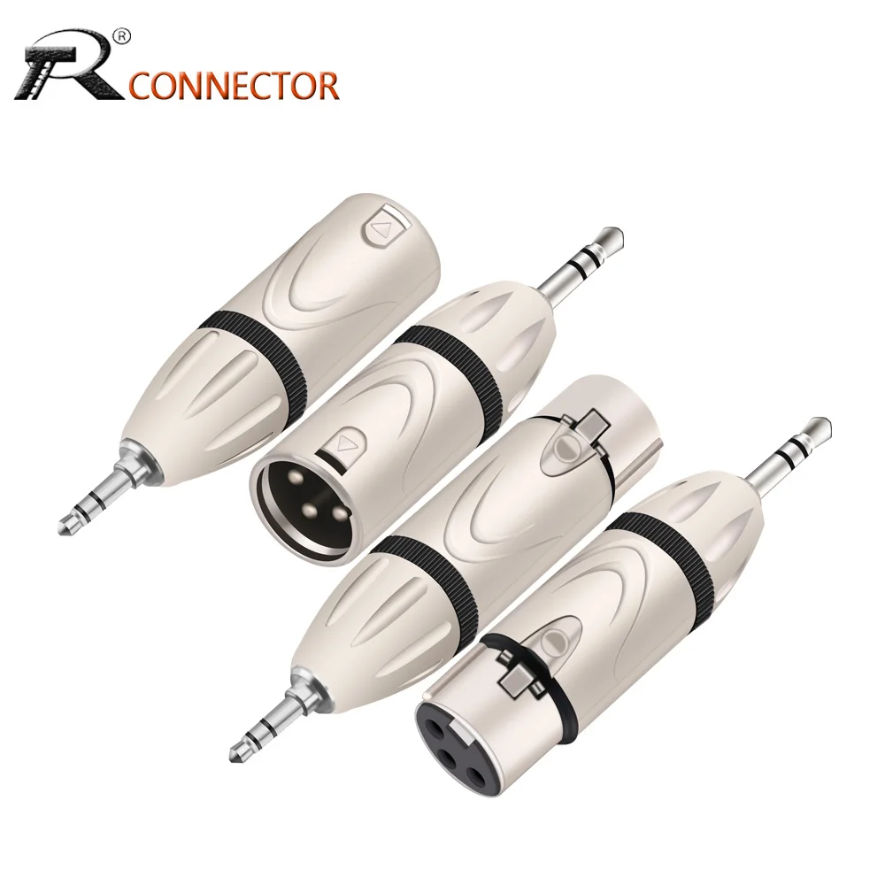 XLR to 1/8, Ancable XLR Female Jack to 3.5mm Stereo TRS Plug, Audio Convertor for Microphone, Recorder, Camera, Camcorder