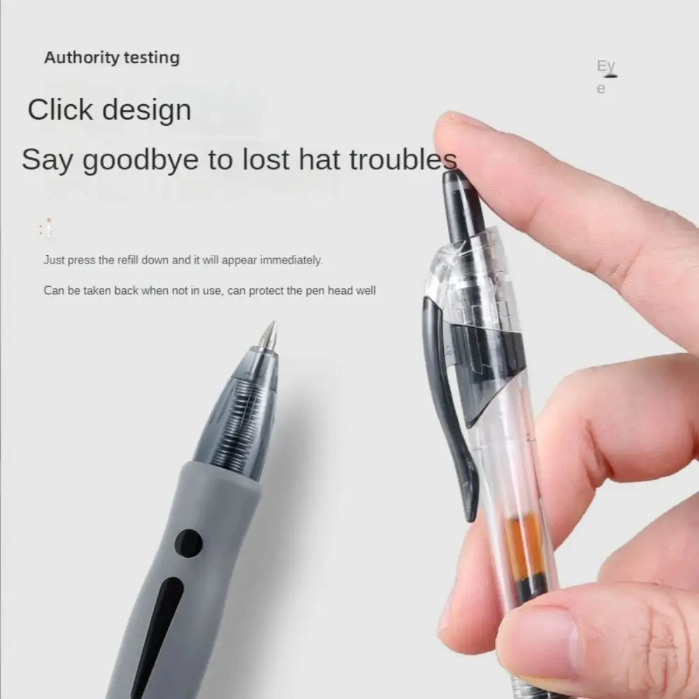 Multifunction Black/Red/Blue Retractable Pens Examination Signature Ink Ballpoint Pen Large Capacity Writing Gel Pens Stationery