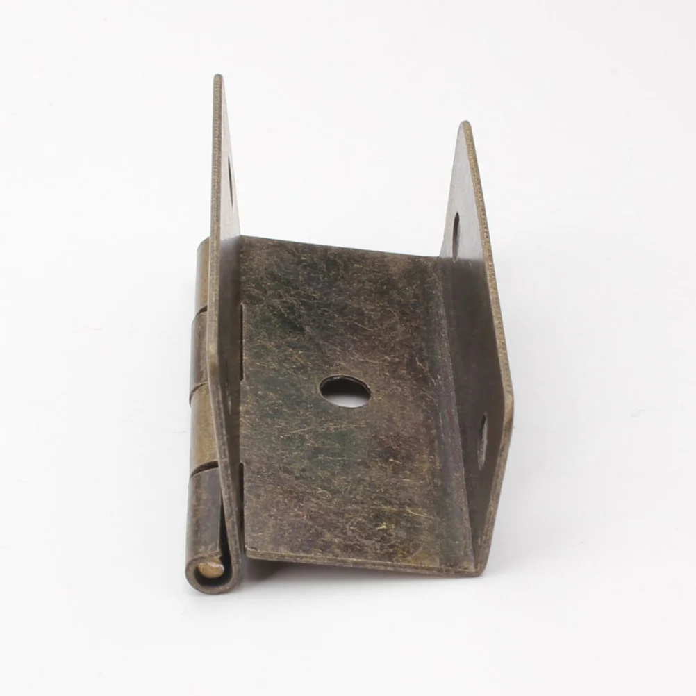 20 قطعة مفصلات خزانة حديدية ممتازة ثلاثية قابلة للطي أخفى أقحم متينة للإغلاق السلس المفصلي المخفي #3