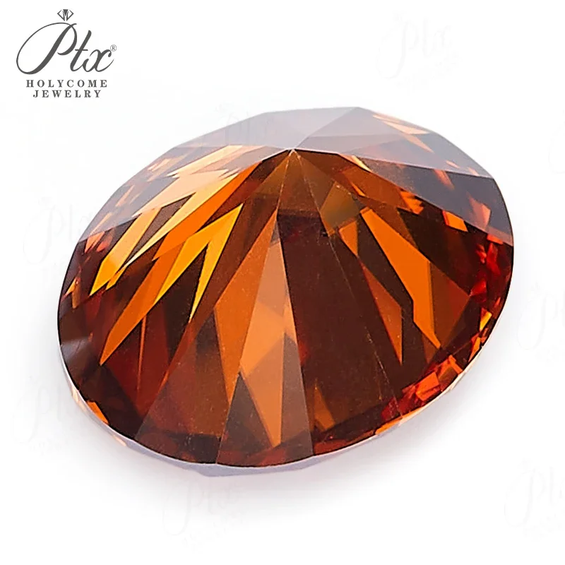 Moissanit-Diamant Asscher Oval Birnenförmiger Schliff mit GRA-Zertifikat Granatfarbe VVS1 Reinheit Perlen für Schmuckherstellung Charms – Detail 11