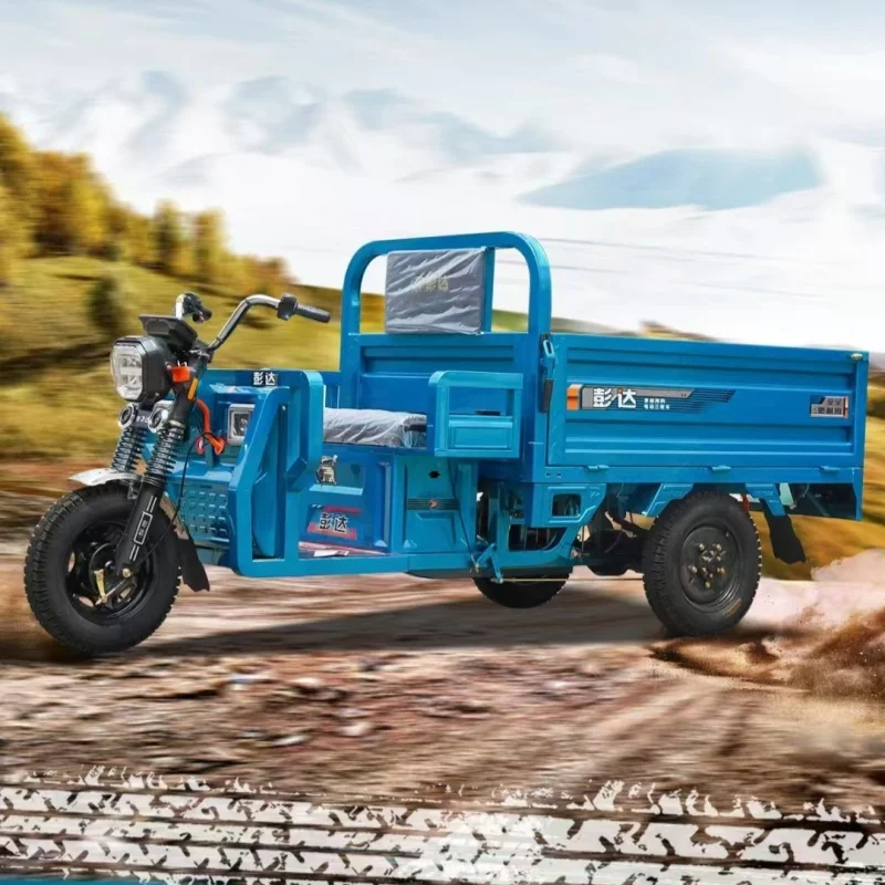 2025 الصين رائجة البيع الكبار الكهربائية الذاتي التفريغ ثلاث عجلات دراجة نارية 3-عجلة البضائع دراجة ثلاثية العجلات تركيب البطارية الاختيارية