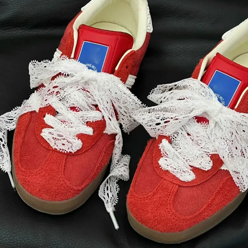 2025 New Flat Lace Shoe Laces Fancy Shoelaces for Women 3CM Width 120CM Length Canvas Sneakers Outdoor Casual Shoes Shoelace image 2
