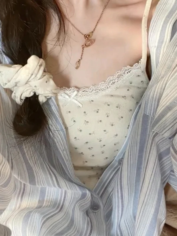 

plus Size 300 Pou Women's Loose Striped Casual Long Sve irt Korean Sle Design Spring Summer Faion plus Size Clothing