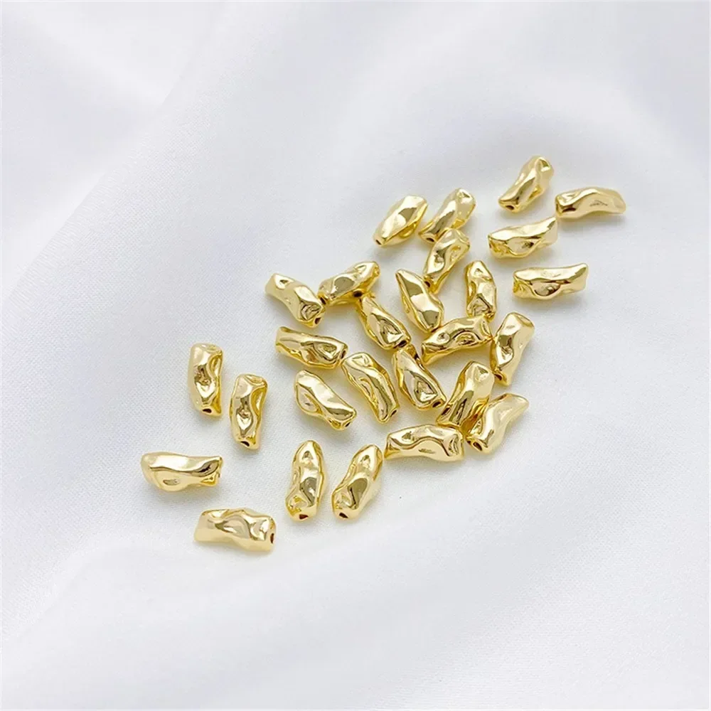 Sac en or 14K, perles baroques irrégulières de forme spéciale, faites à la main, Bracelet, collier, bijoux, accessoires de séparation de perles