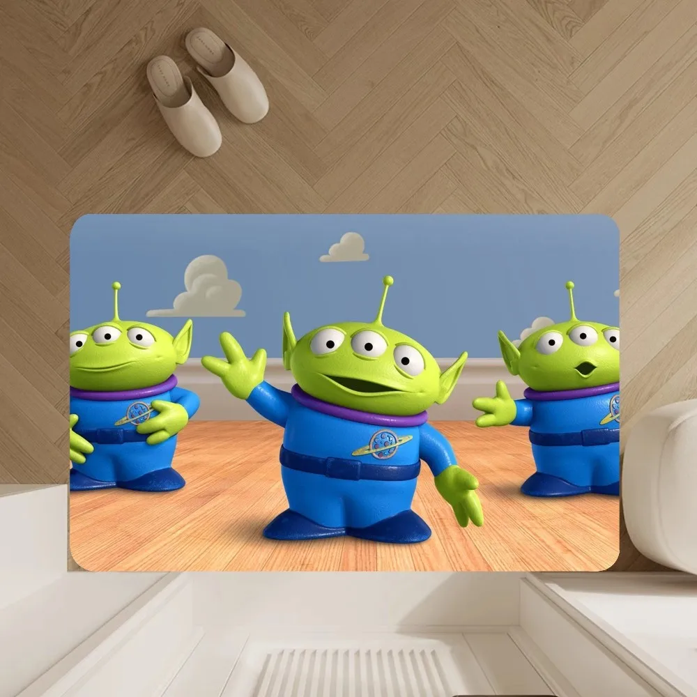 Beast Kingdom cartoon t-toy story aliens Floor Mat Anti-Slip Bathroom Kitchen Bedroom Living Room Entrance Rug Home Decor