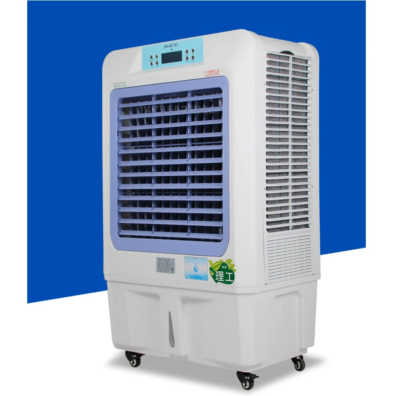 Grande tipo mobile dell'interno di evaporazione del condizionatore d'aria 220v industria ventilatore di raffreddamento ad acqua ventilatore del condizionamento d'aria per il negozio della fabbrica QF-70