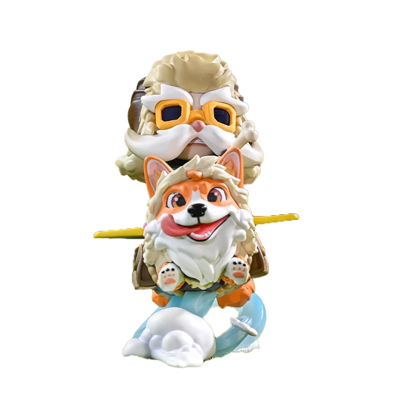 

"Original League of Legends Corgi Corki Figure - 13CM Cute Dog Pilot StatueApril Fools' Limited Edition LOLCollector's DeskDecor