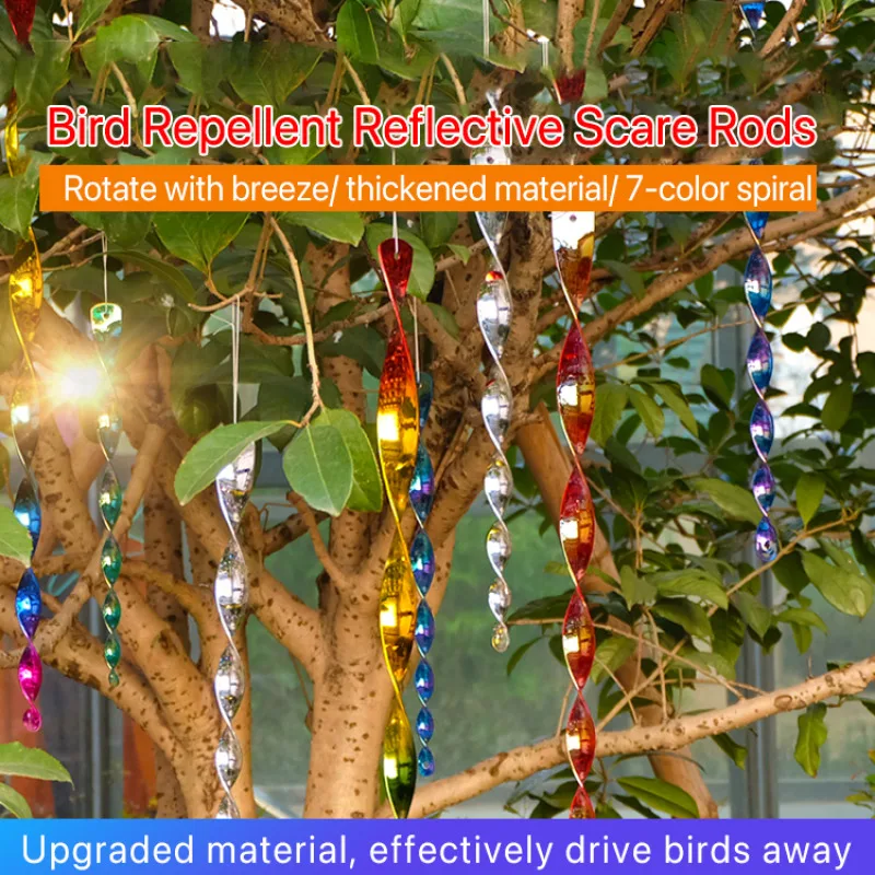 

Reflective Bird Deterrent Rod for Gardens and Pet Areas