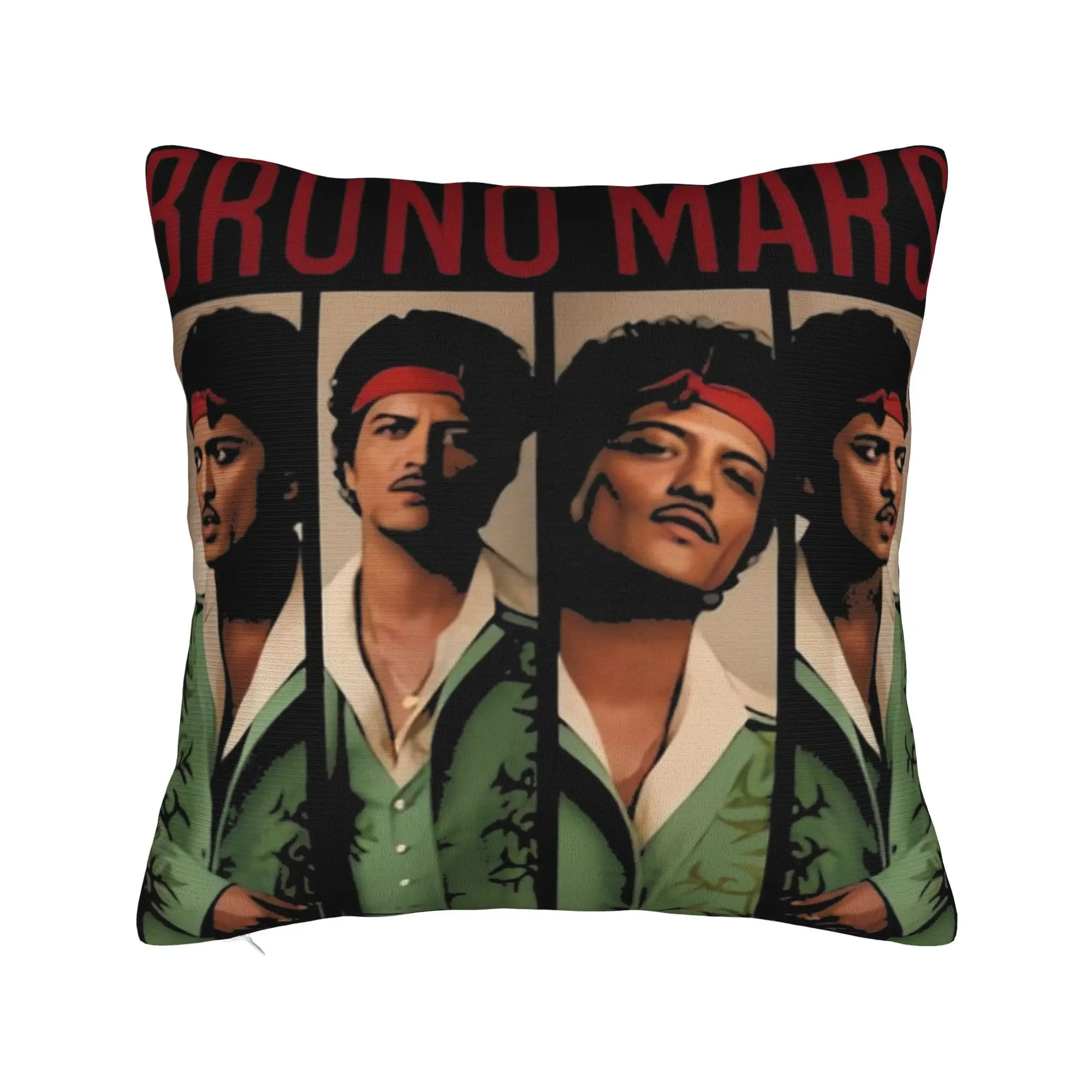 Decorative Pillow Cover Bruno Mars Romantic Tour 2026 Merch Bed  Throw Pillow Case Cover Drop Shipping Multi Size