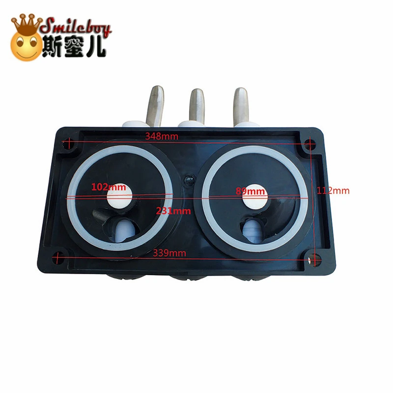 Комплект выпускного клапана и ручки 2024 для машины для мороженого, черные запасные части, совместимые с Spaceman, Carpigiani, Oceanpowe