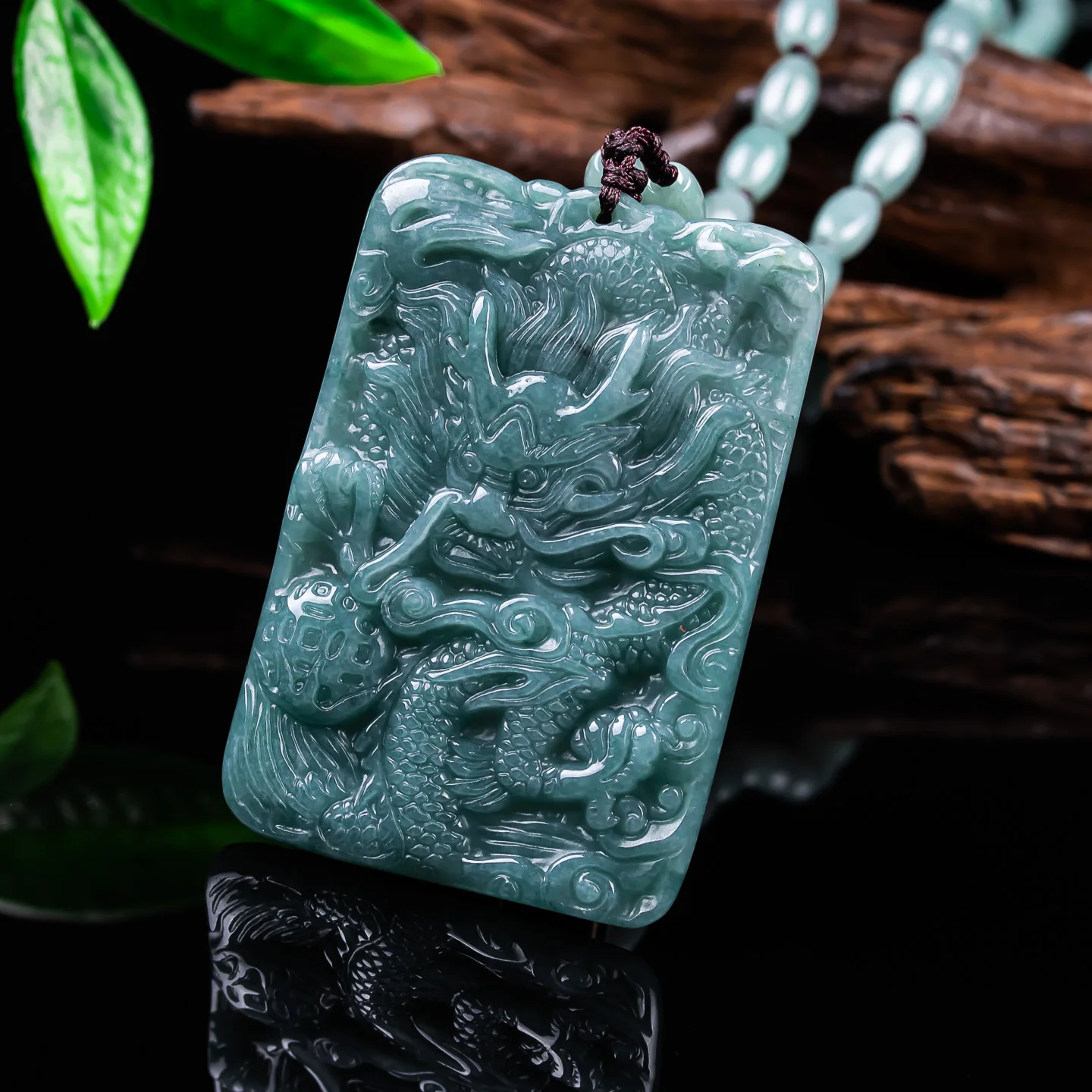 

Натуральный бирманский нефритовый кулон-дракон, роскошный винтажный резной амулет, дизайнерский талисман, настоящий нефритовый оберег, подарки для женщин