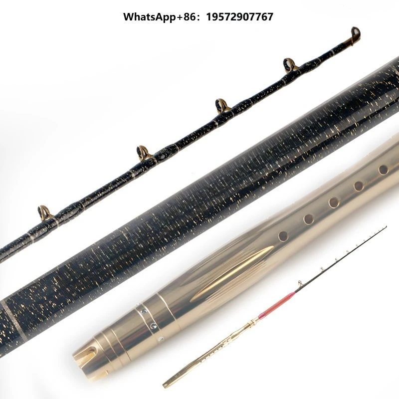 Roller Guides Heavy Duty Trolling Rod Carbon Jigging Rod Big Sea Game Fishing Rods