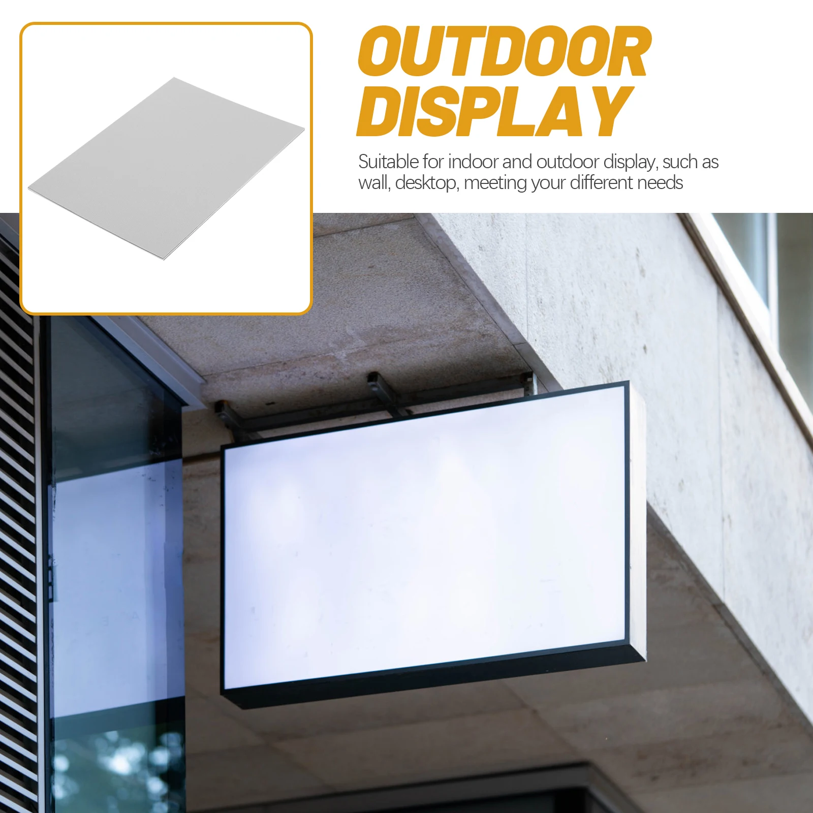 

6Pcs Pearlized Aluminum Blanks Sublimation Metal Boards Scratch Resistant for High Print Sign Home Office Wall