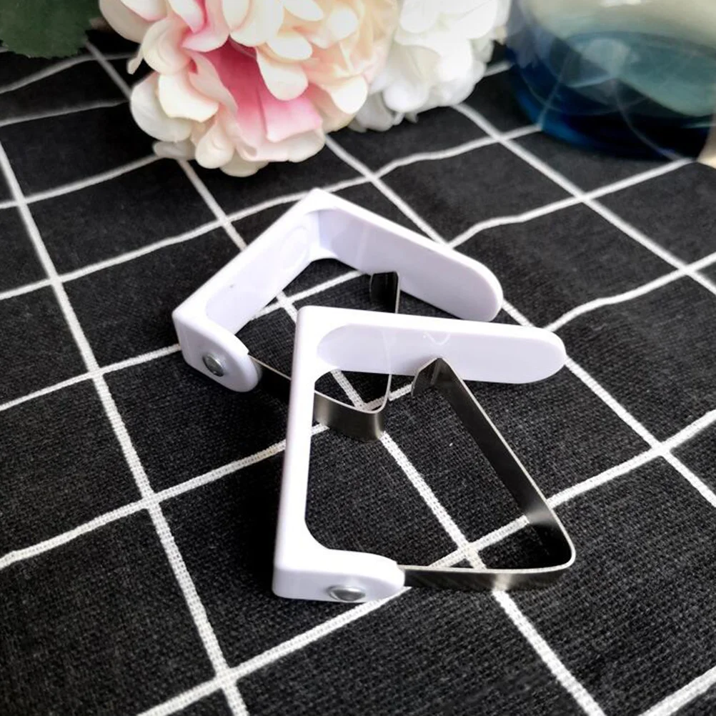 

20Pcs Stainless Steel Tablecloth Clips Anti-Slip Clamps for Wedding Party Picnic Dinner Table Cover Holders