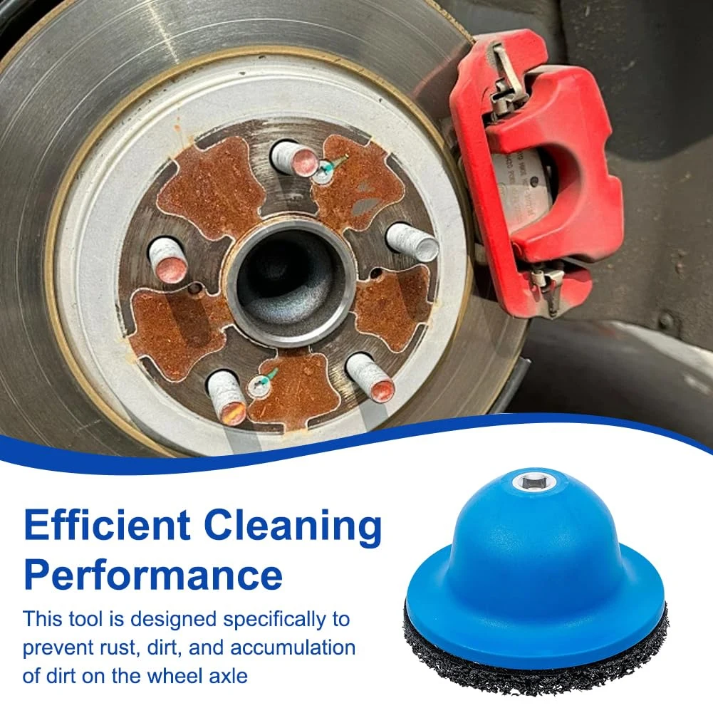 

Комплект для восстановления ступиц колес: 150-мм дисковая щетка из карбида кремния для удаления ржавчины / очистки роторов / поверхности дисков
