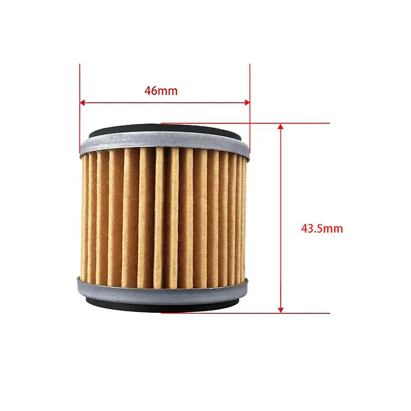 1/2/3 Stück Hocheffizienter Motorrad-Ölfilter, Premium-Filterpapier, lange Lebensdauer, passend für Dirt Bike ATV Motorwartung – Detail 8