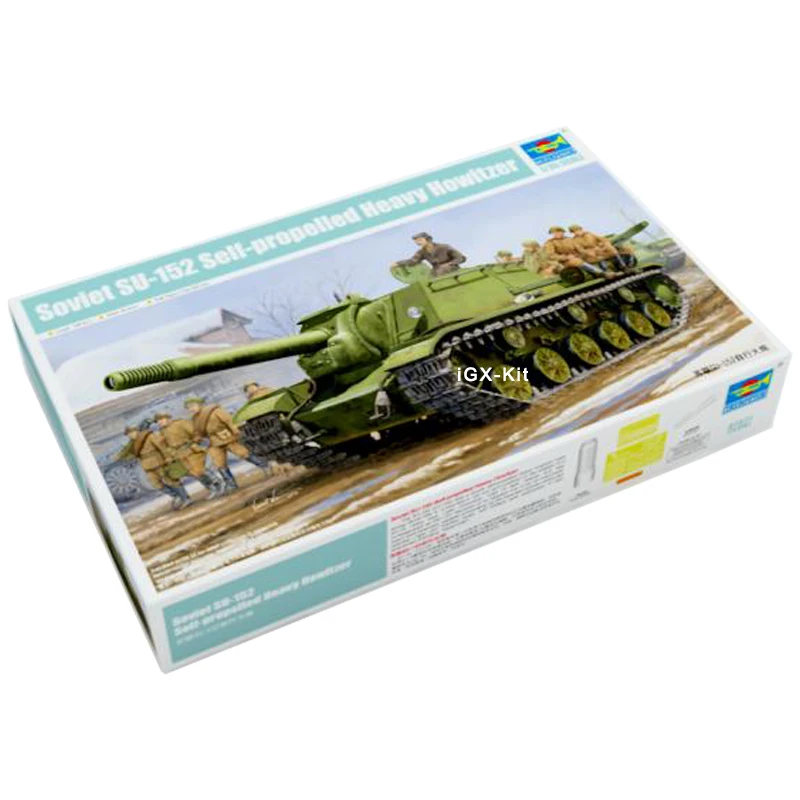 

Trumpeter 01571 1/35 Soviet Su152 SU-152 Self Propelled Heavy Howitzer Gun Military Toy Gift Plastic Assembly Building Model Kit