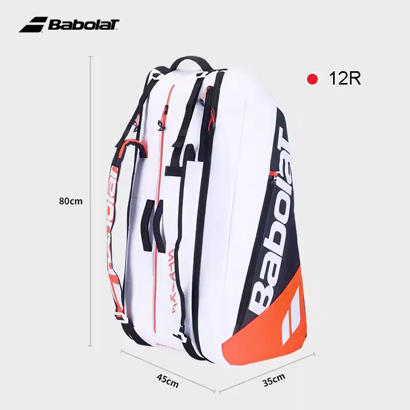 Genuine BABOLAT Pure Strike Tennis Backpack Badminton Padel Squash Tennis Racquet Shoulder Bag 12 Pack Unisex Babolat Tennis Bag