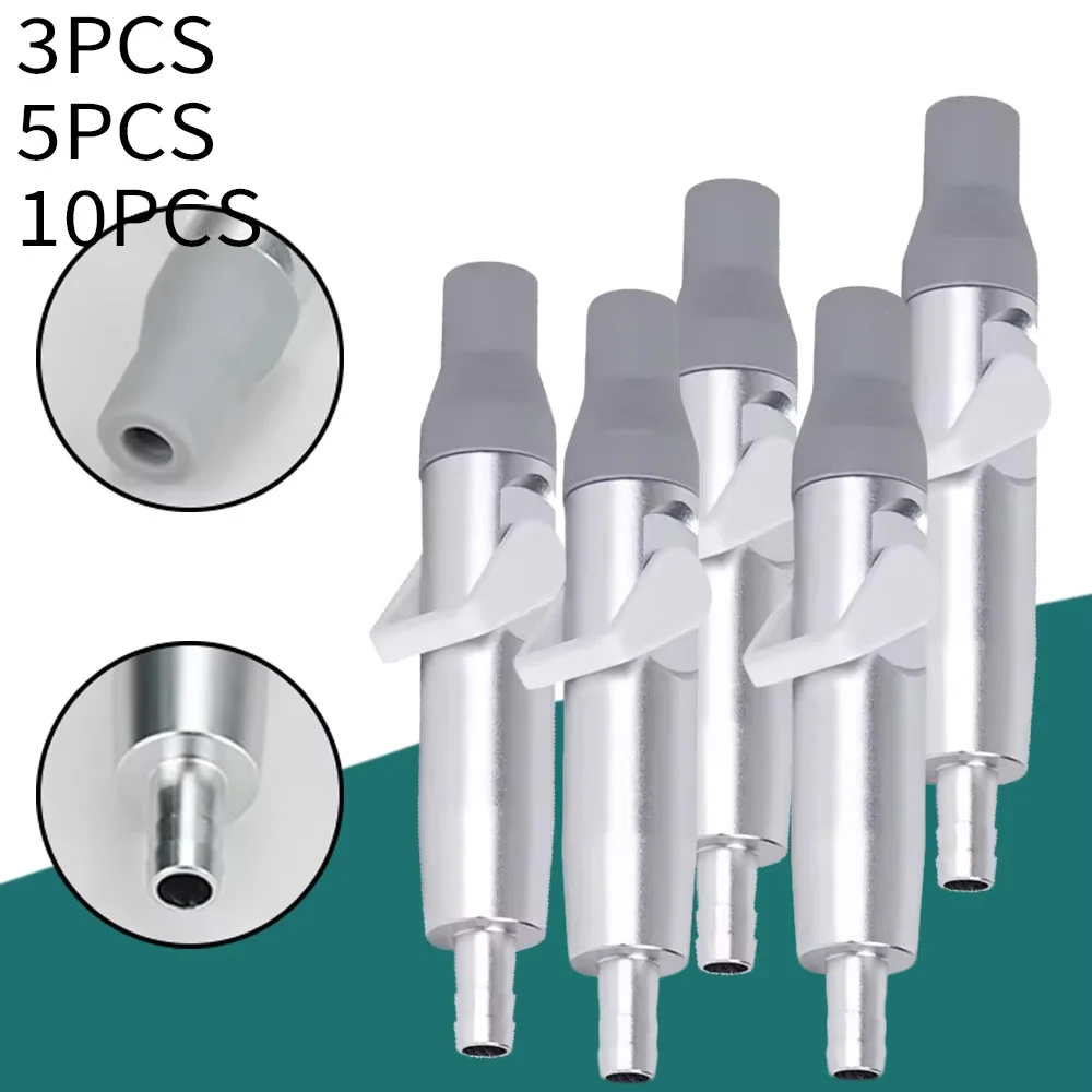 

3PCS 5PCS 10PCS Dental Weak Suction Handle Saliva Ejector Disposable Mouth Fluid Extractor Valve Tip Adapter Gray Silicone Cover