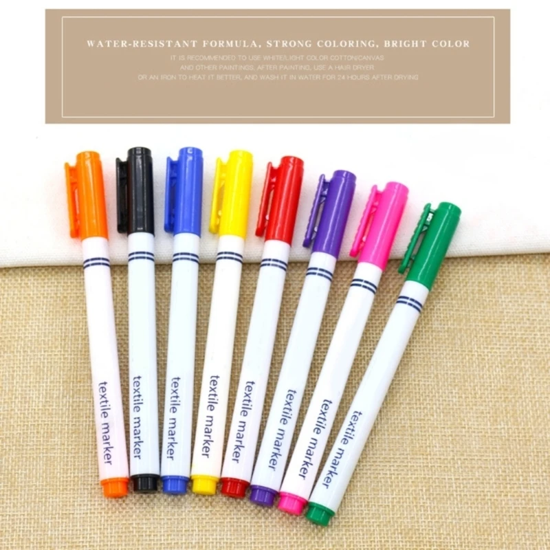 Permanent Paint Pens 8Colors Oil Based Paint Markers Quick-Drying Waterproof Marker Pen for Metal,Rock Painting,Canvas