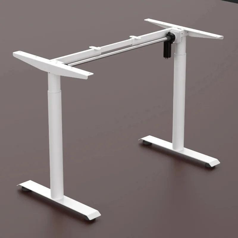 Ergonomic Dual Motor Height rising Desk Round Tube Leg for Sit to Stand desk stand up standing computer Desk