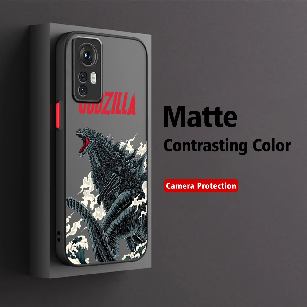 Etui na telefon Cool G-Godzillas do Xiaomi Redmi Note 13 12 11 10 10C 10X 9 9A 9T 9C 8 7 Pro Plus 5G Matte Transparent Cover