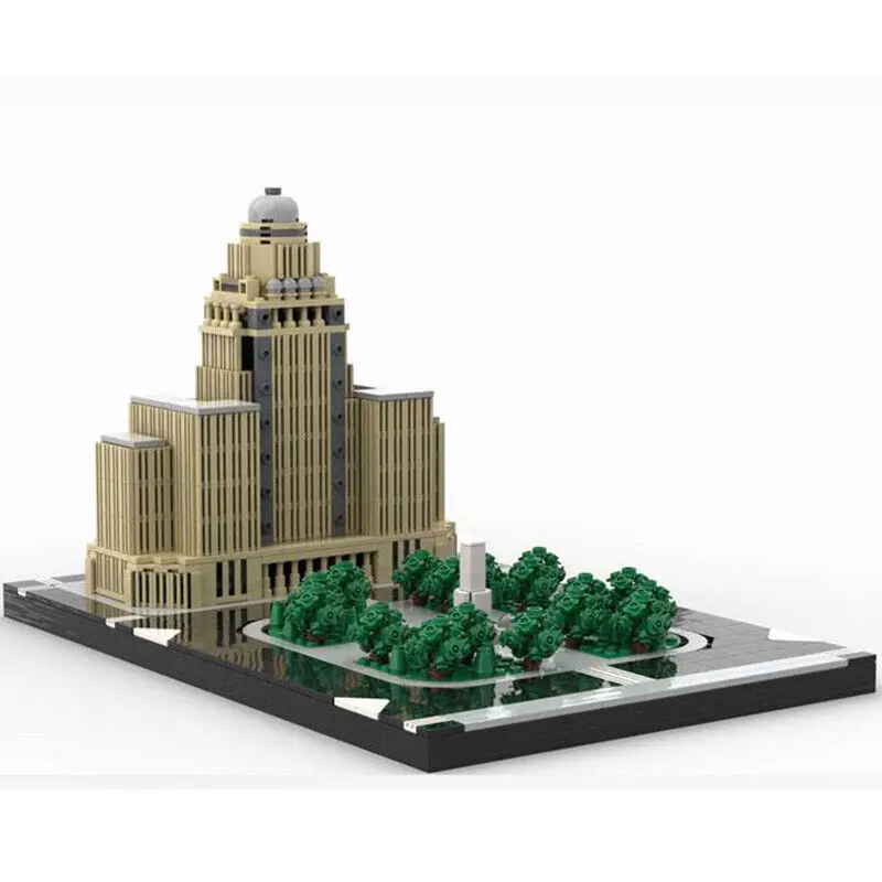 Bawół ratusz 1:650 narodowy punkt orientacyjny architektury 1693 sztuk MOC