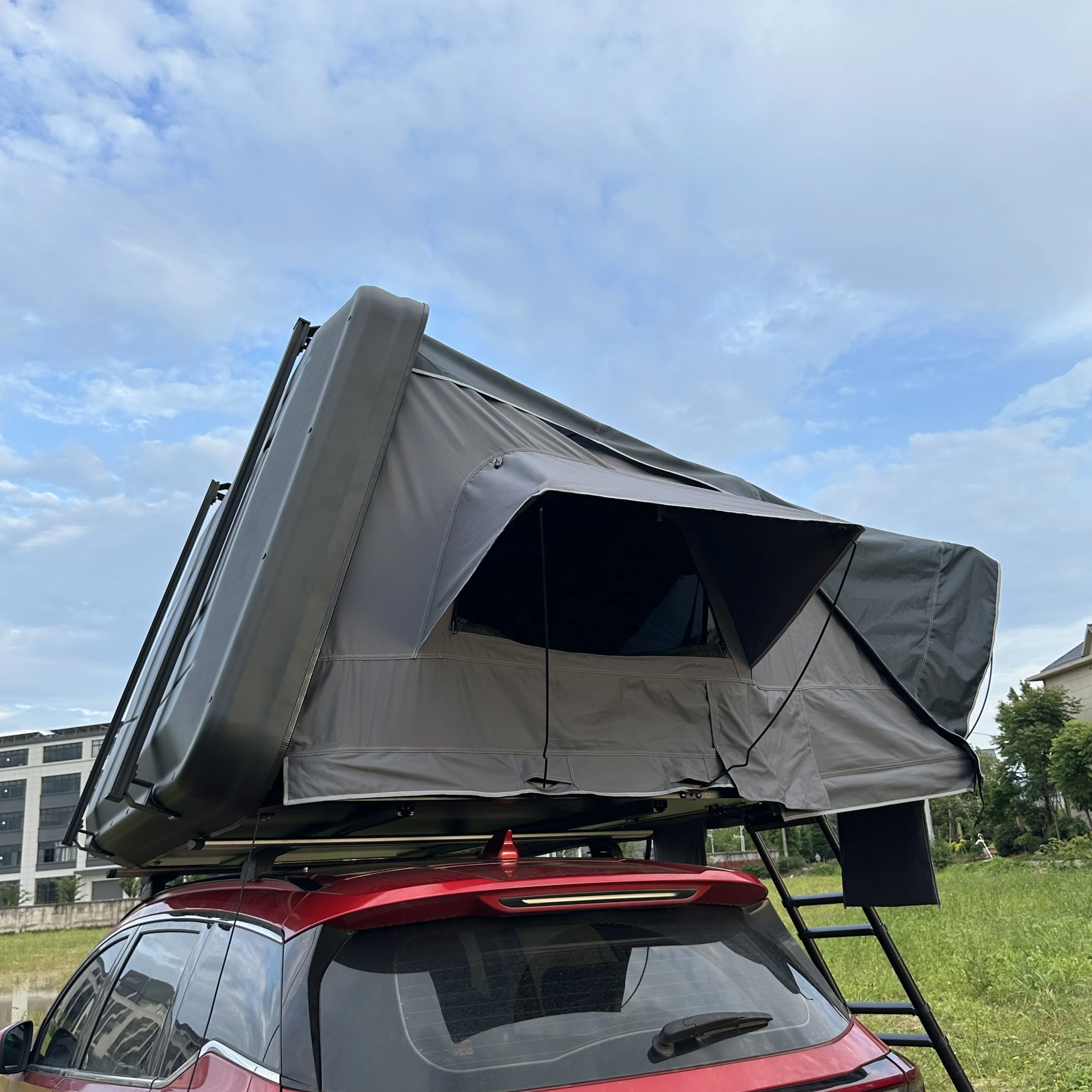 

Outdoor 3-4 People Waterproof Portable Tents Box Car Roof Top Camping Hardshell Rooftop for SUV