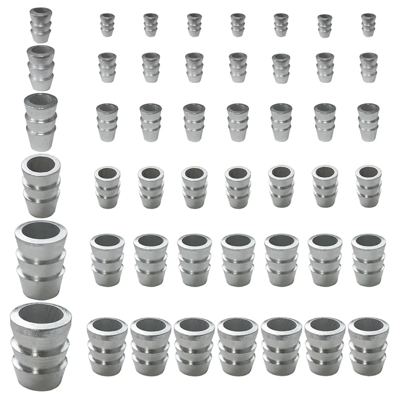 

BYBS-42PCS Extended Round Axe-Handle Wedge Safety Metal Wedge Hammer Handle Wedges Steel Wedge (6 Sizes)