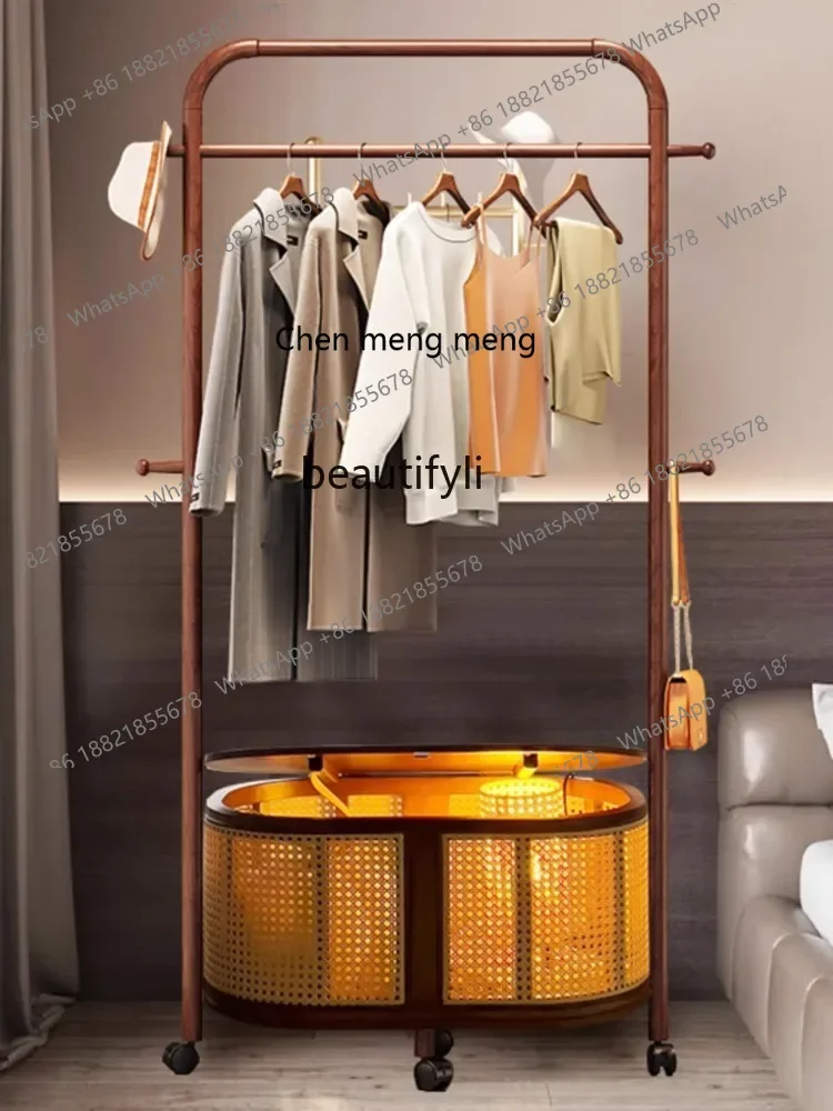 

K185 Floor-Standing House Wall Solid Wood Coat Rack Indoor Simple Clothes Rack Removable Storage Rack Furniture