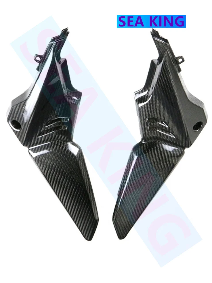 CB650R Suitable for 2019-20 motorcycle modified carbon fiber fuel tank lower side plate cover accessories