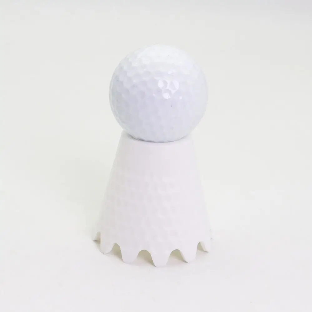 8 pçs criativo t de golfe em forma de onda design inferior profissional prática golfe t durável melhorar a precisão suporte bola golfe