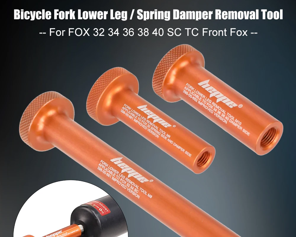 HEPPE Werkzeug zum Entfernen der Federspannung der Fahrradgabel, Gabelbein-Abzieher für FOX 32 34 36 38 40 SC TC Vordergabel-Wartung – Detail 4