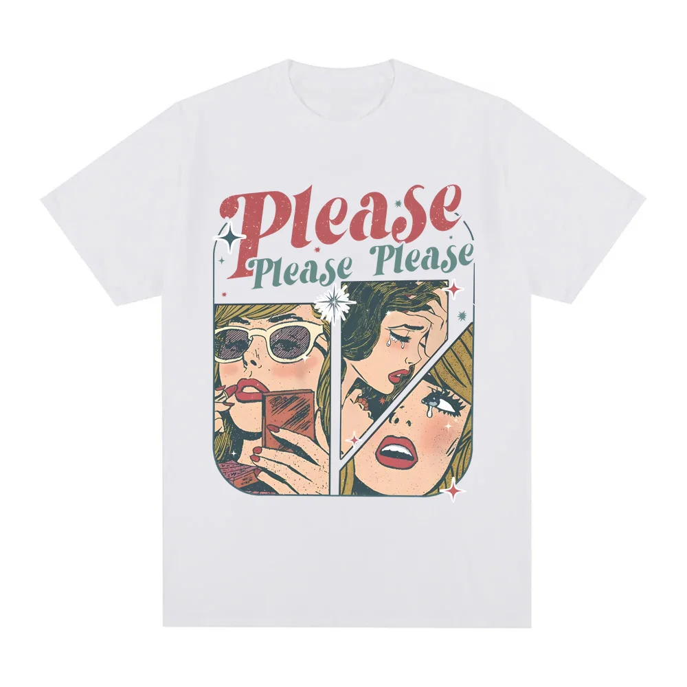

Sabrina Carpenter - Tears Tee Manga Printing High Quality Vintage Tee-shirt Summer Short Sleeve Harajuku Tshirt 100%Cotton Tees
