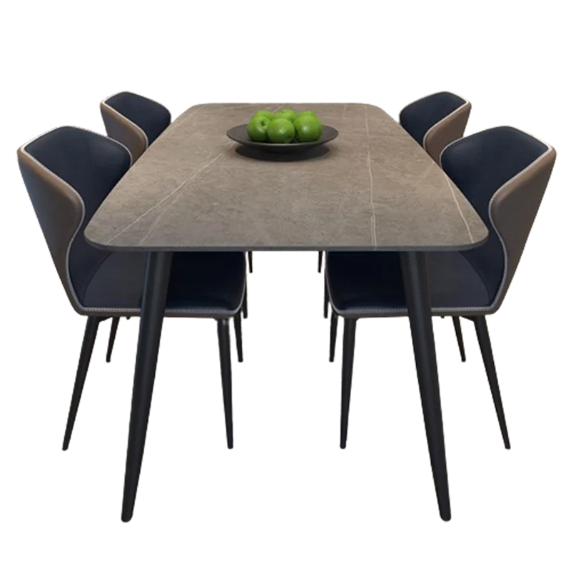 طاولة طعام المطبخ الجمالية أرضية التصميم الإيطالي طاولة طعام غرفة حديثة مركز القهوة أثاث موبليس الصيني الحديث