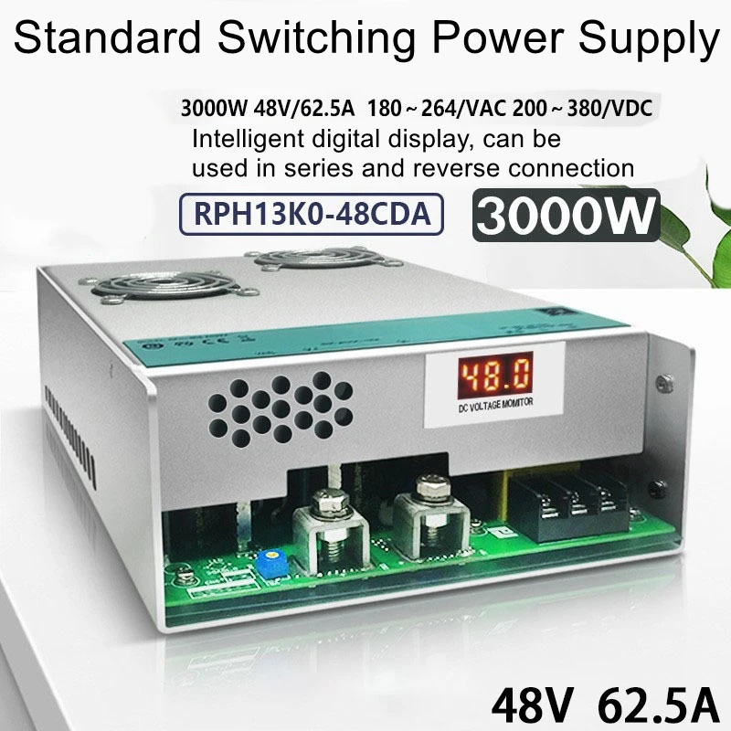 

3000w 48V 36V 24V DC High Power Digital Voltage Regulator Industrial