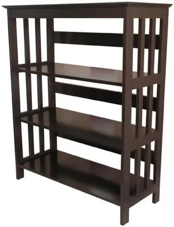 

4 Tier Book Shelves (Espresso) Wall planters Metal stands for decor Macetas Plant stand indoor Estante Wooden shelf Wall planter