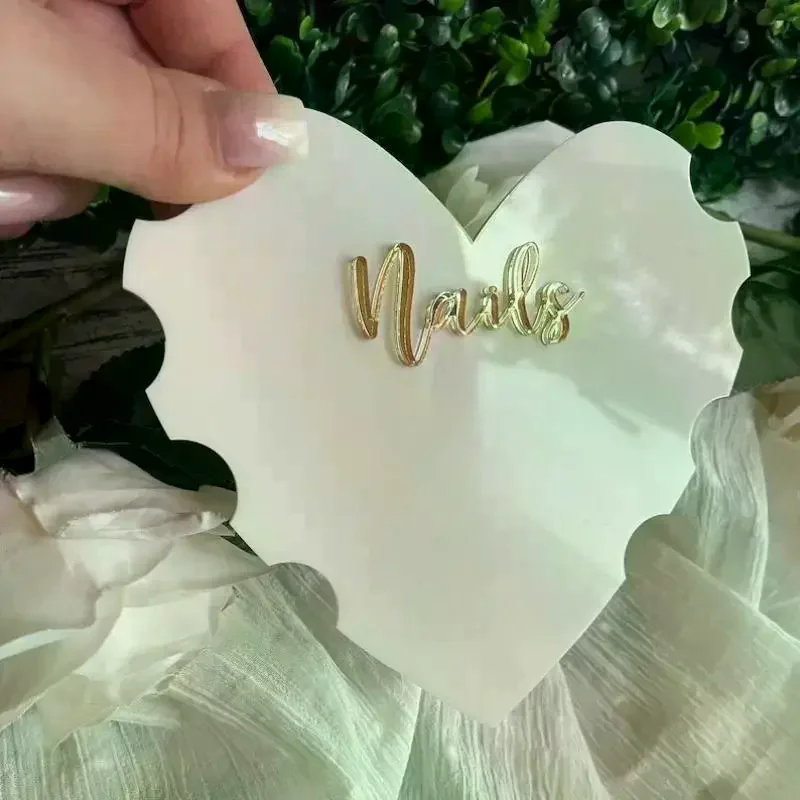 Acrylic Nail Art Display Board, Manicure Nailfie Disc Nail Salon Accessory Nail Tech Photo Prop Nail Salon Selfie Disc Board