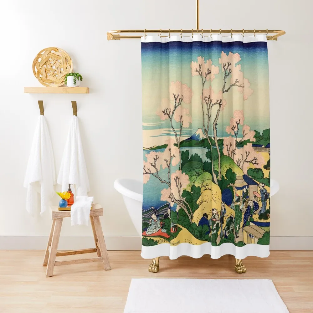 

Fuji from Goten-Yama (High Resolution), Hokusai Shower Curtain Modern Bathroom Accessories For Bathrooms Curtain
