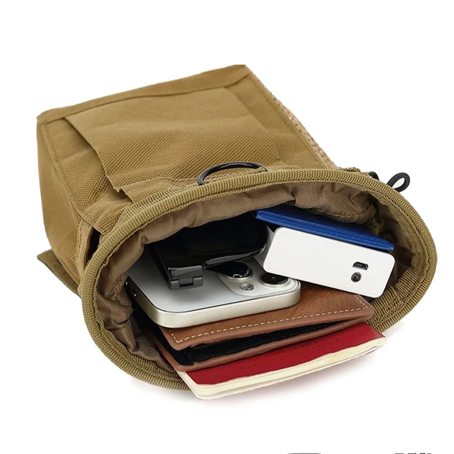 2024 New Outdoor 3-5L Camouflage Molle 600D Nylon Dump Drop Pouch Recycle Waist Pack Bags Accessories Bag Pouches ﻿ view 6