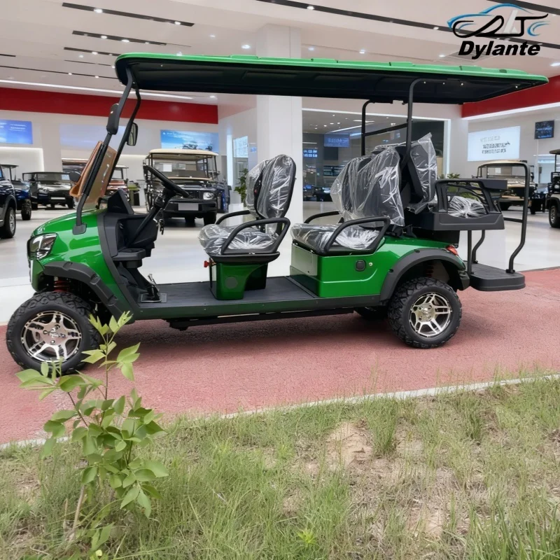 

2025 Клубные тележки для гольфа, 4/6/8 мест, уличная легальная электрическая тележка для гольфа, 72 В, литиевые удобные колеса для электромобилей на заказ, 23*10-14 Al